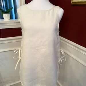 Rachel Zoe Ivory Linen Blouse